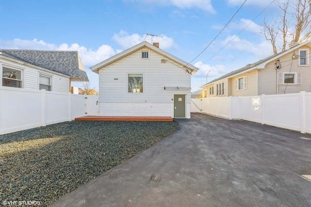 view of rear view of house