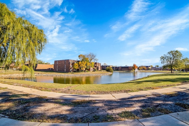 property view of water