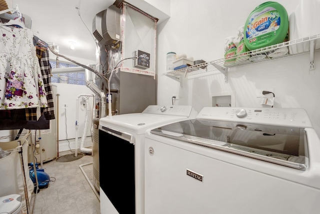 laundry room featuring washer and dryer