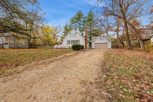 view of front of property