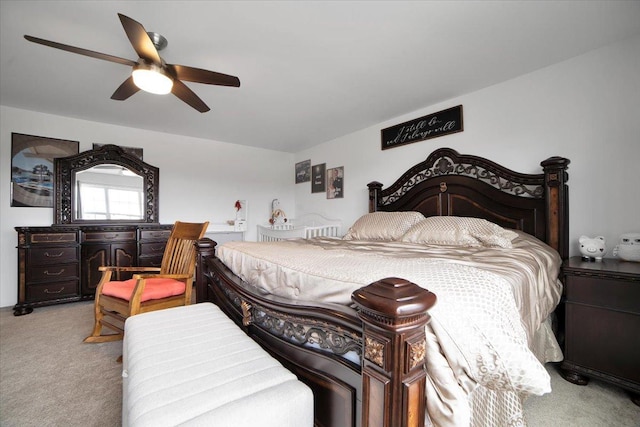 26864 W Wedgewood Ln, Channahon, IL 60410 - bedroom with carpet and ceiling fan