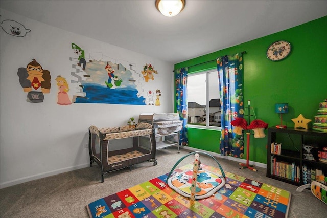 26864 W Wedgewood Ln, Channahon, IL 60410 - recreation room featuring carpet and baseboards