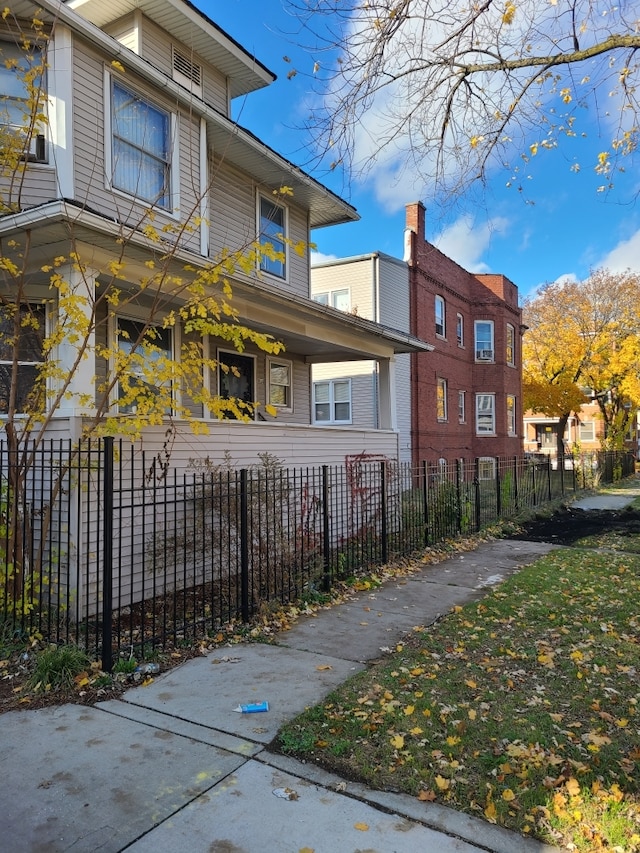 view of side of property