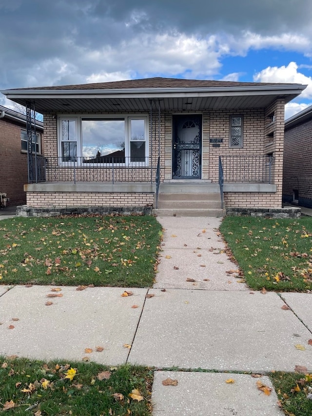 view of front of home with covered porch