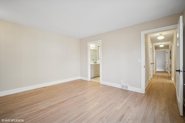 interior space featuring light hardwood / wood-style flooring