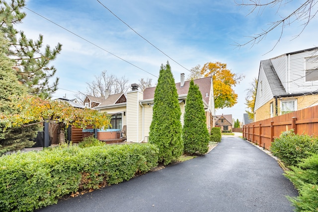 view of side of home