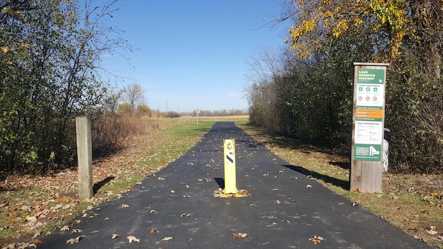 view of road