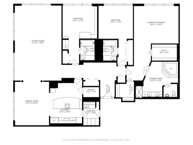 180 E Pearson St Unit 4901, Chicago, IL 60611 - home floor plan