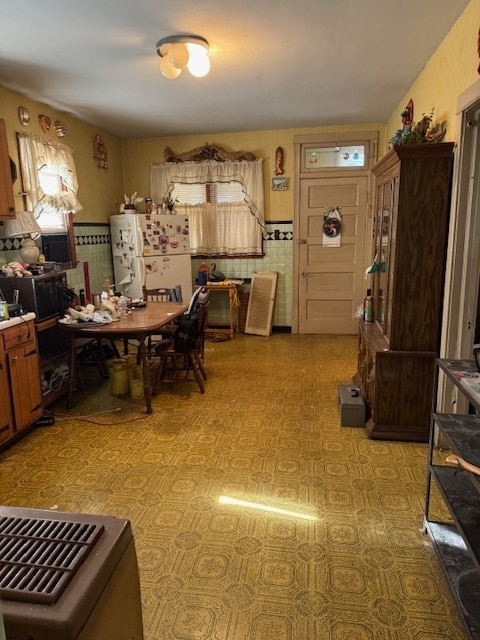 view of dining area