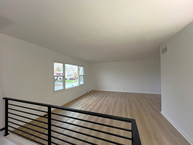 interior space with light wood-type flooring