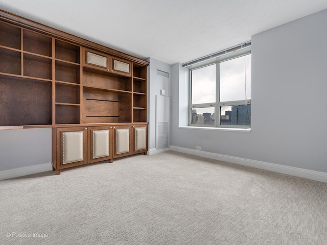 interior space with light colored carpet