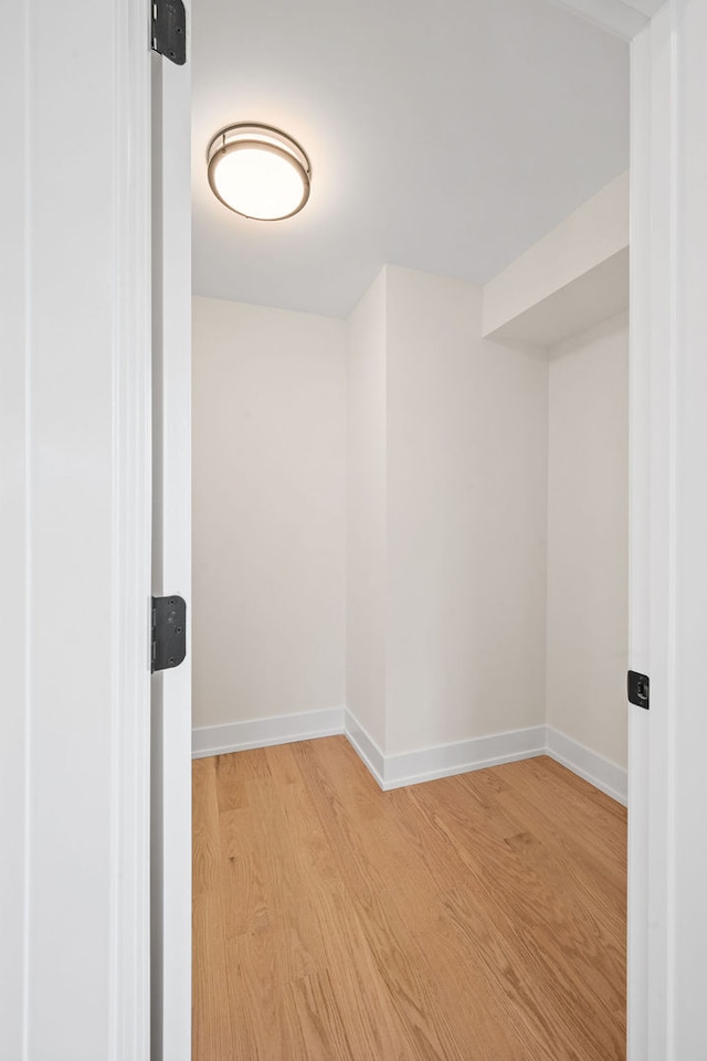 interior space featuring hardwood / wood-style flooring