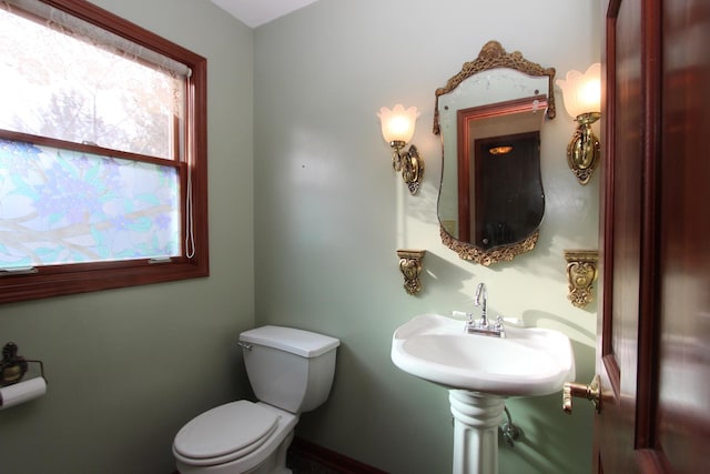 bathroom with toilet