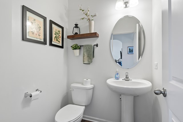 bathroom with toilet