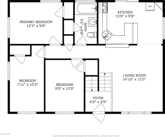 12416 S Trumbull Ave, Alsip, IL 60803 - floor plan / room layout