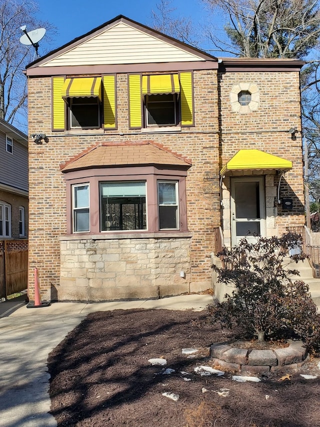 view of front of home