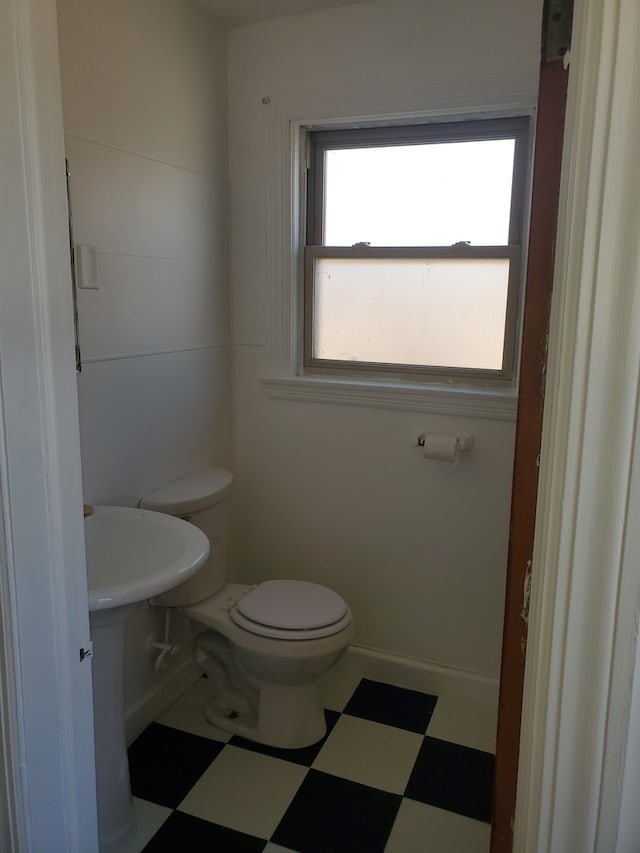 bathroom with toilet