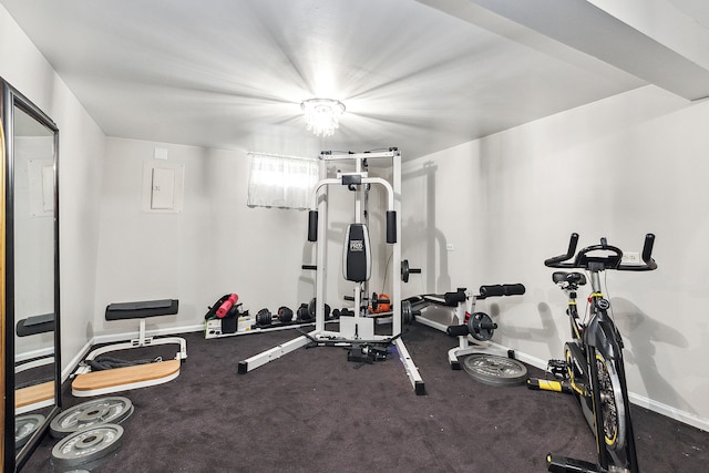 view of workout room