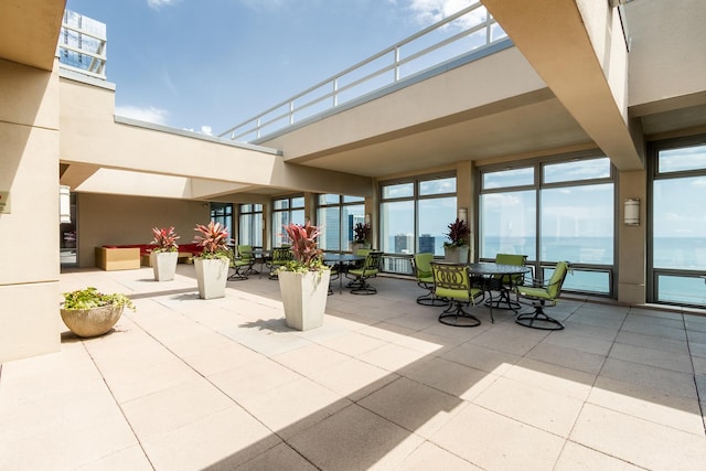 view of patio / terrace featuring outdoor dining space