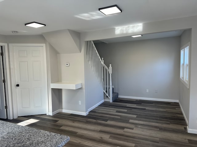 interior space featuring hardwood / wood-style floors