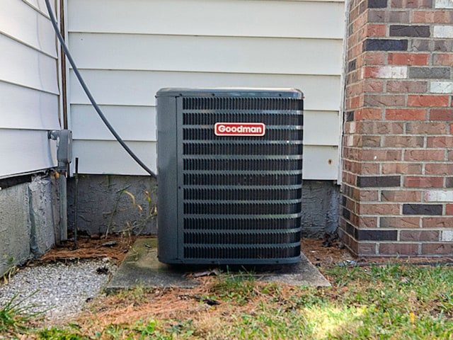 exterior details with central air condition unit