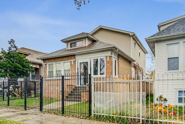 view of bungalow-style house