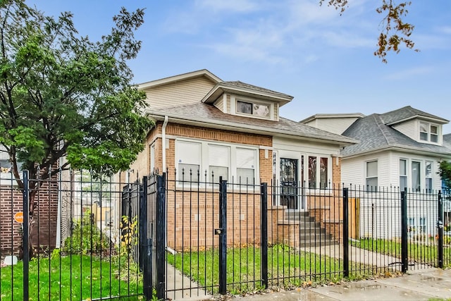 view of bungalow-style home