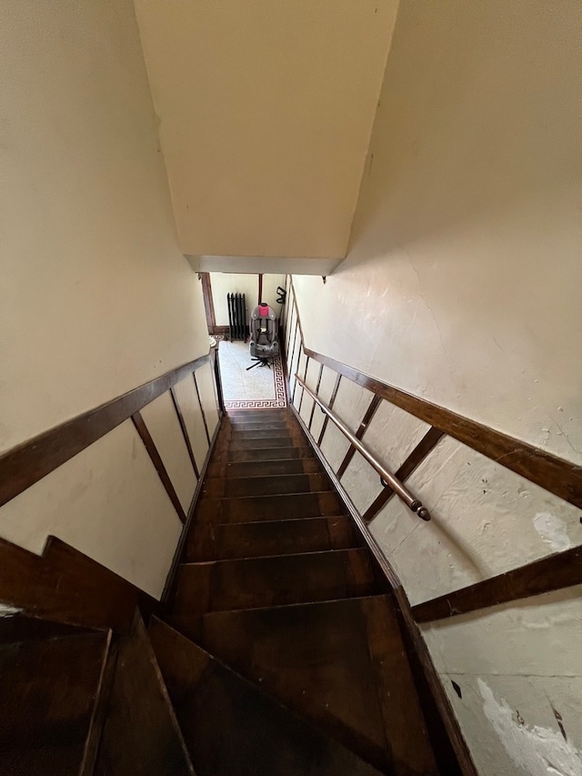 view of stairs