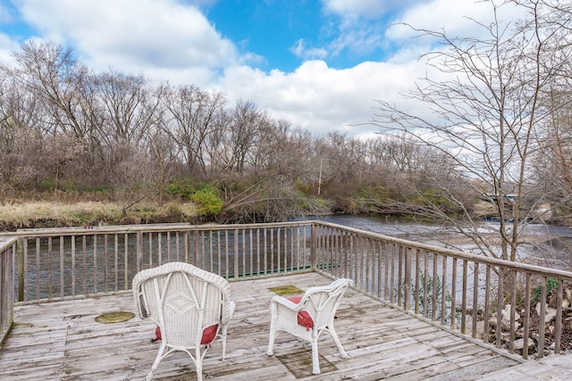 view of deck