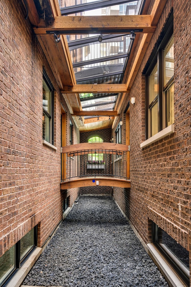 view of hall