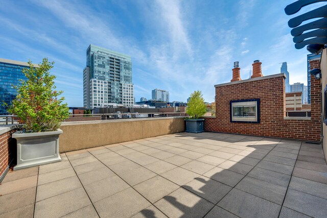 460 W Huron St, Chicago, IL 60654 - view of patio with a view of city