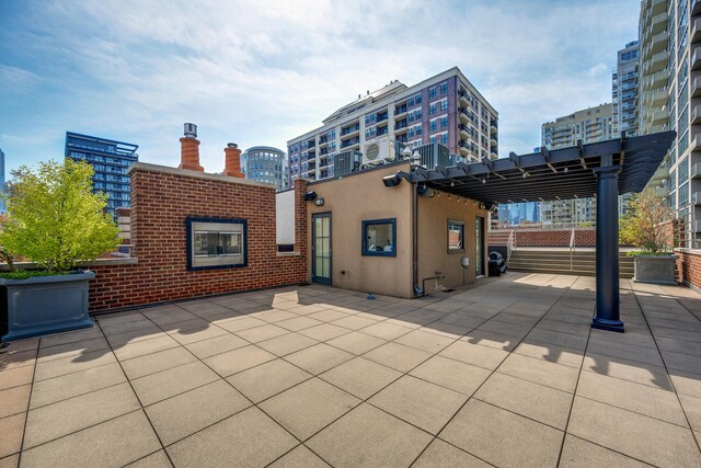 460 W Huron St, Chicago, IL 60654 - view of patio / terrace with central AC