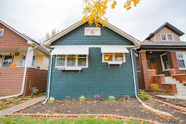 view of front of property