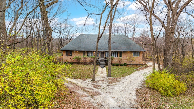 view of front of home