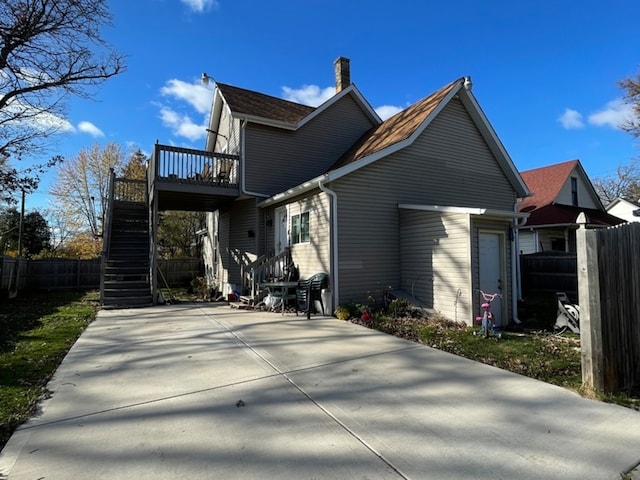 view of back of house