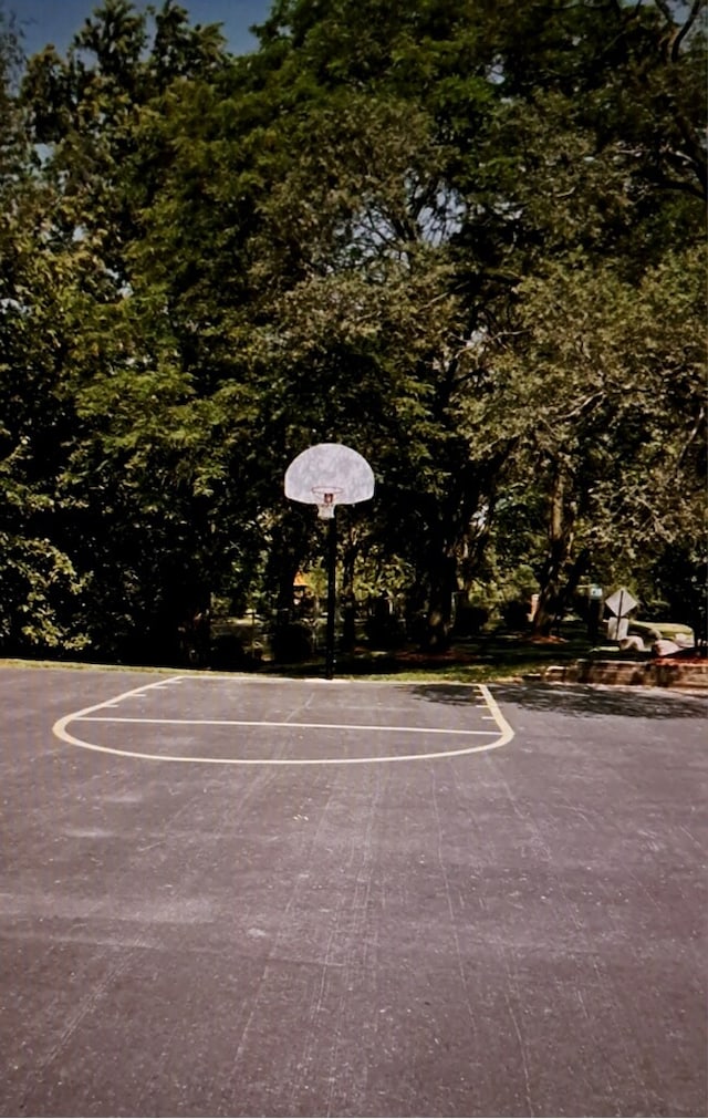 view of sport court