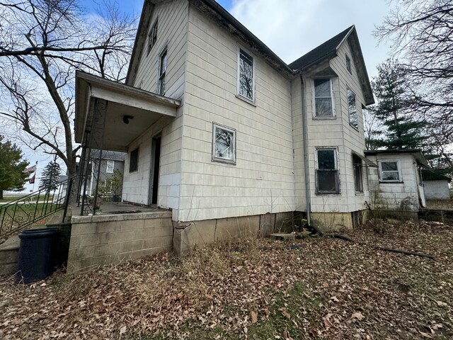 view of side of home