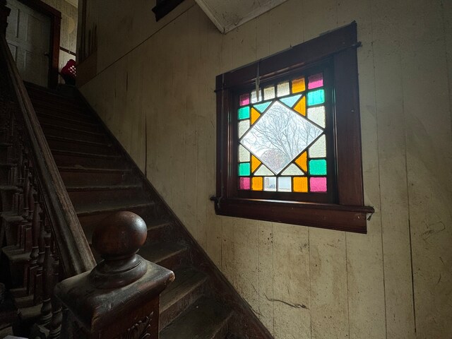 view of staircase