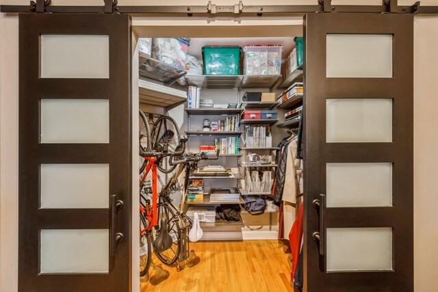 view of storage