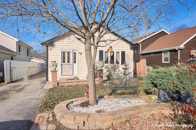 view of front of home