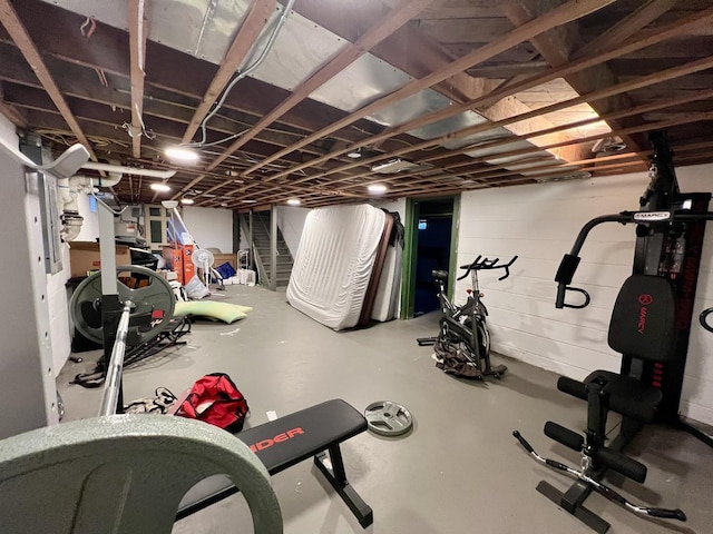 view of exercise room