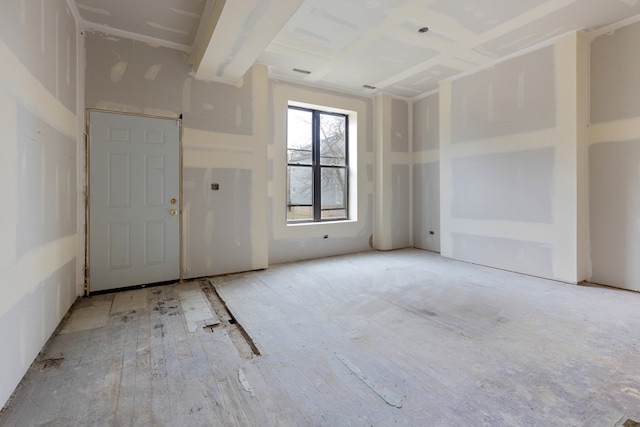 entryway with light hardwood / wood-style flooring