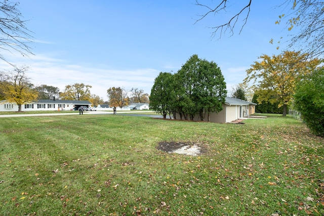 view of yard