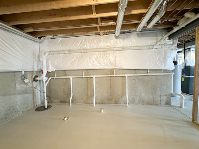 view of basement