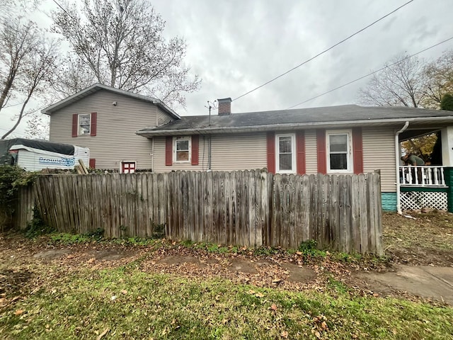 view of back of house