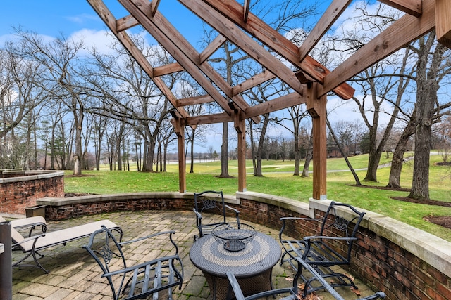 view of patio