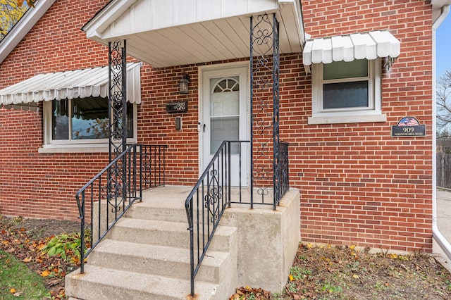 view of entrance to property