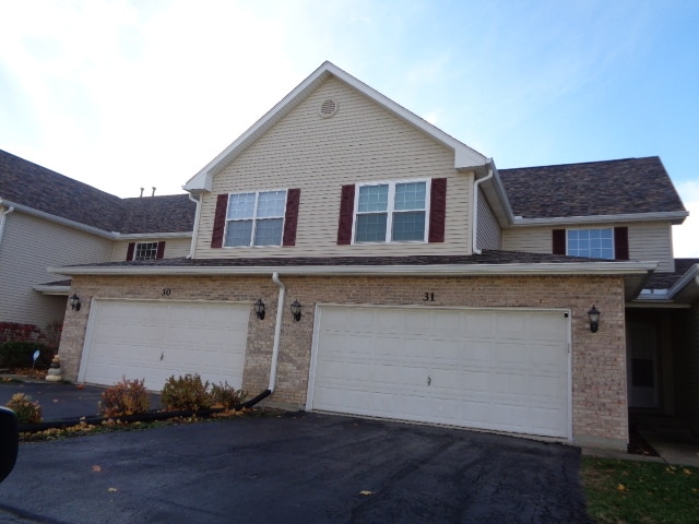 front facade featuring a garage