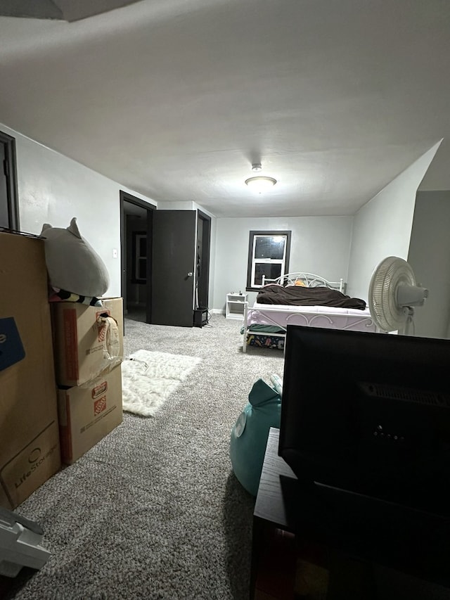 bedroom with carpet flooring