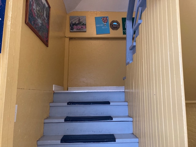 view of staircase